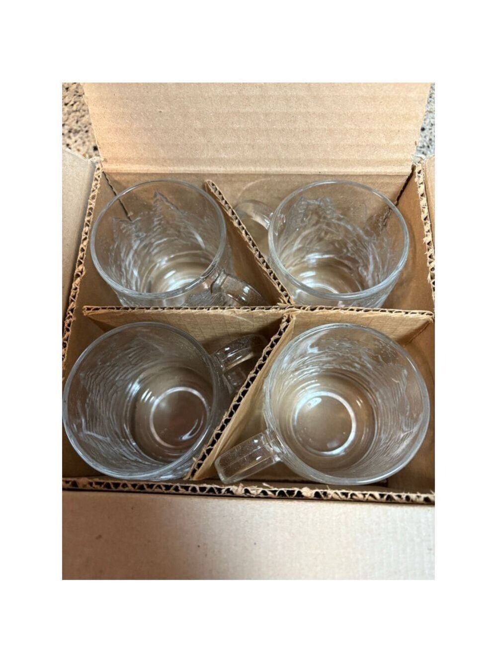 Avon Vintage President's Club Holiday Gift Size OS SET OF 4 Clear